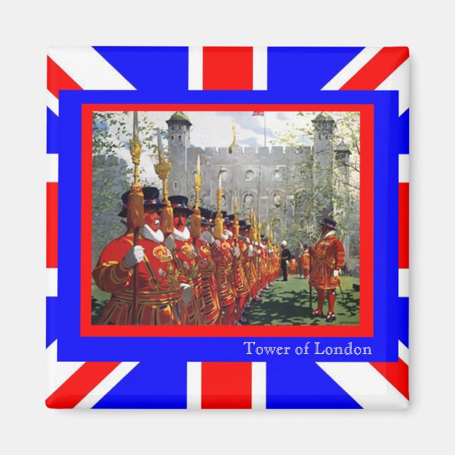 Tower of London Yeomen Warders (Beefeater Guards) Magnet (Front)