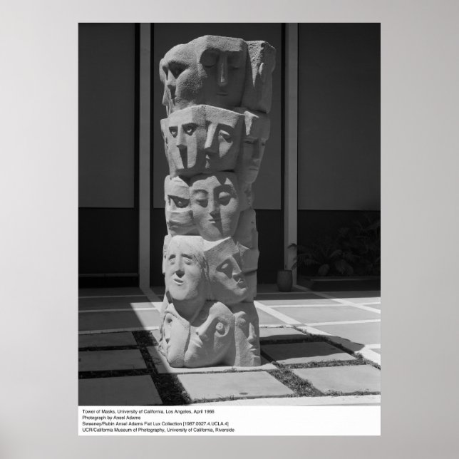 Tower of Masks, UCLA, 1966 Poster (Front)