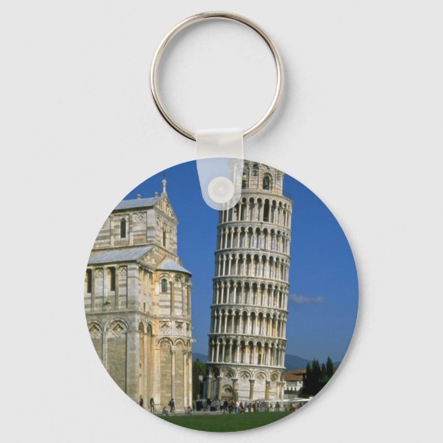 Tower of Pisa, Italy Keychain (Front)