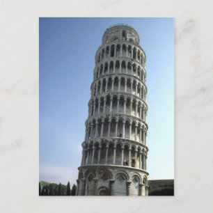 "Tower of Pisa, Italy" postcard