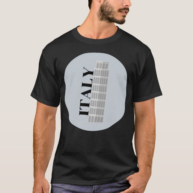 Tower Of Pisa Italy T-Shirt (Front)