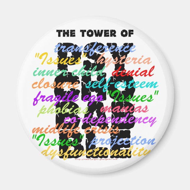 Tower of Psychobabble Magnet (Front)