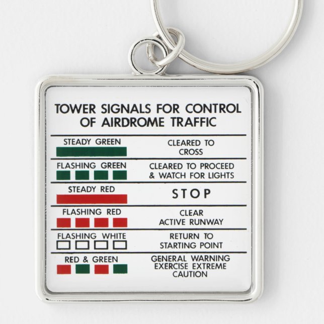 Tower Signals Keychain (Front)