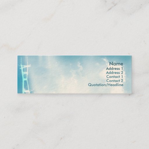 Customizable Tower - Skinny Business Cards