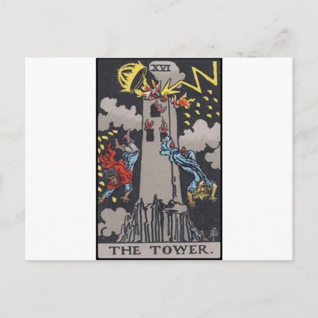 Tower Tarot card image (Front)