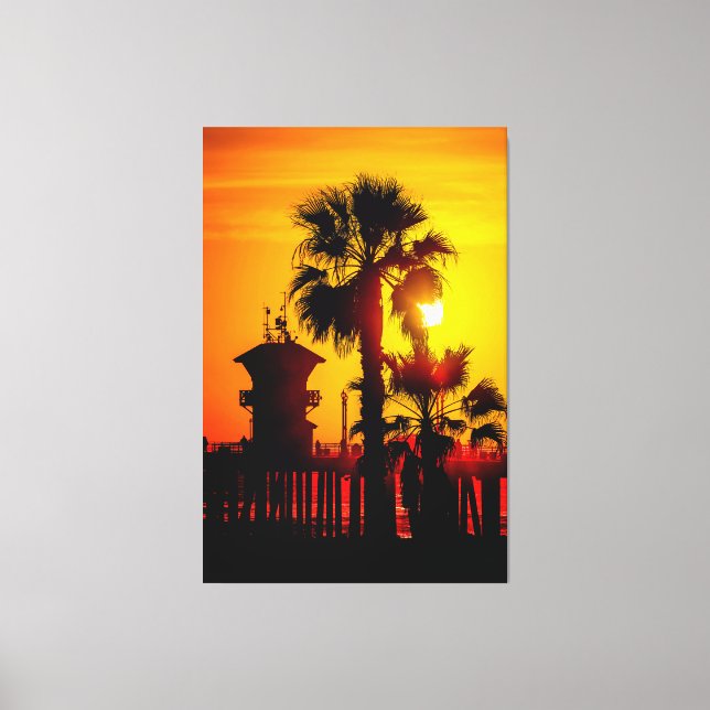 Tower Zero Sunset (Canvas 60" x 40")  Canvas Print (Front)