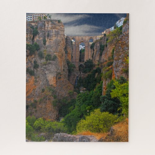 Towering From Above _ Ronda Spain Jigsaw Puzzle