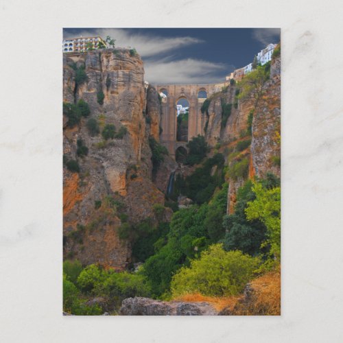 Towering From Above_ Ronda Spain Postcard