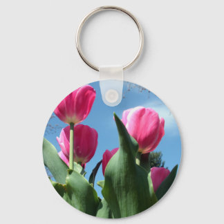 Towering Tulips Keychain