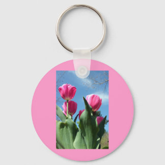 Towering Tulips Keychain