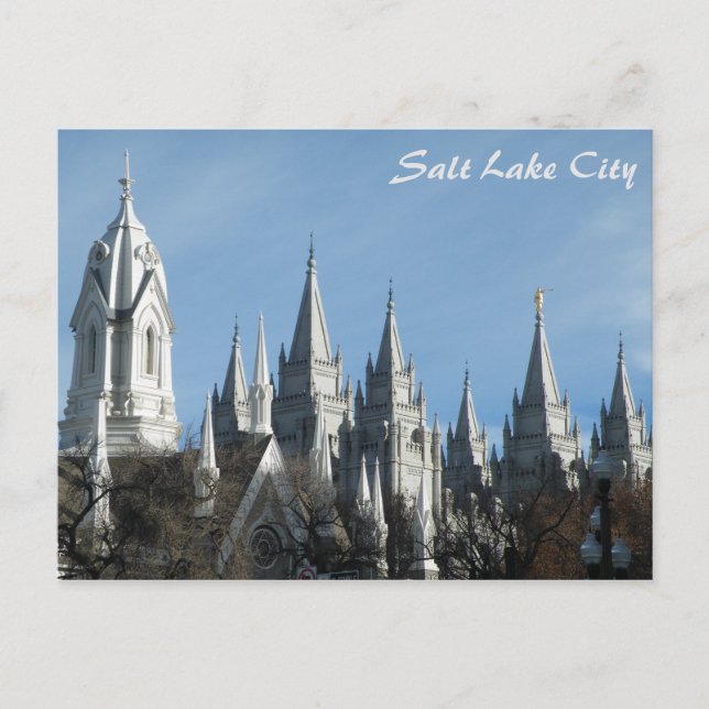 Towers of the Temple - Salt Lake City Postcard (Front)
