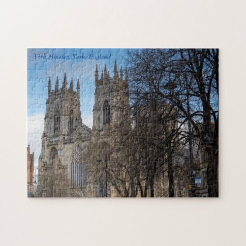 Towers of York Minster England Jigsaw Puzzle