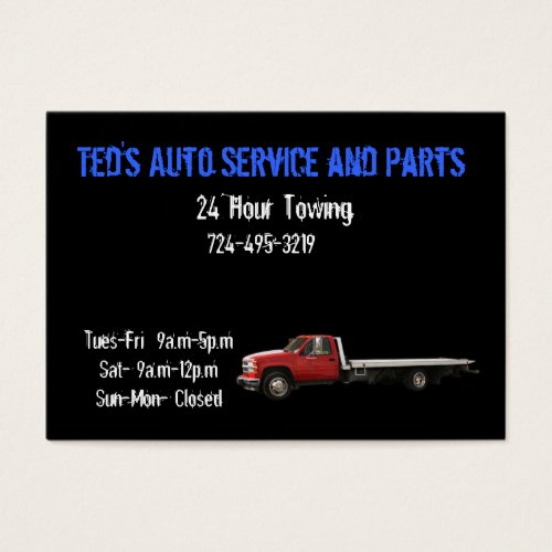 Towing Business Card