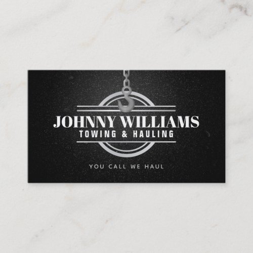 Towing and Hauling Business Cards
