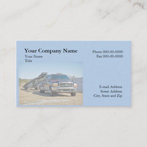 Towing Business Card