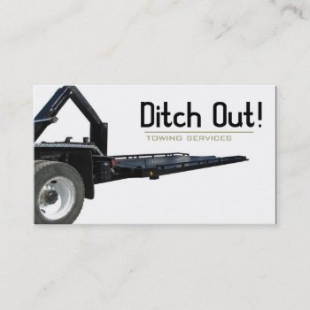 Towing Company Car Service Transportation Business Card by CANVASBYOLICHEL at Zazzle