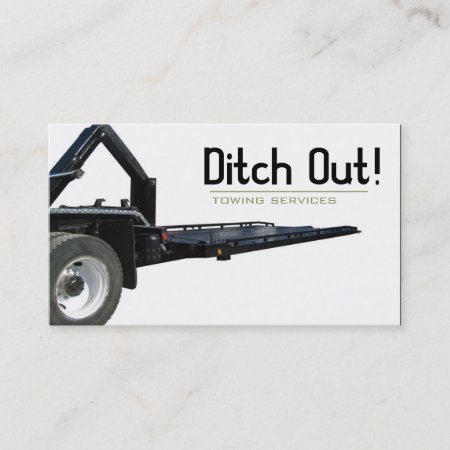 Towing Company Car Service Transportation Business Card