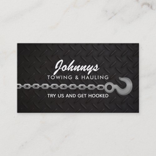 Towing Hauling Slogans Business Cards