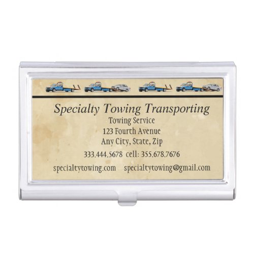 Towing Roadside Assistance Recovery Transportation Business Card Case