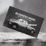 Towing Service Tow Truck Professional Black Metal Business Card