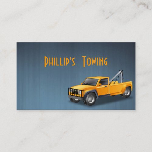 Towing Truck Business Card