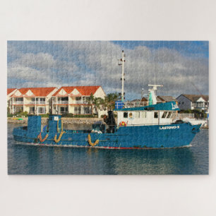 Towing vessel, Port Lincoln, Australia Jigsaw Puzzle