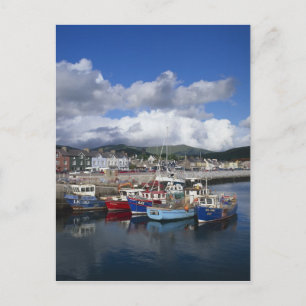 Town and Harbour, Dingle, County Kerry, Postcard