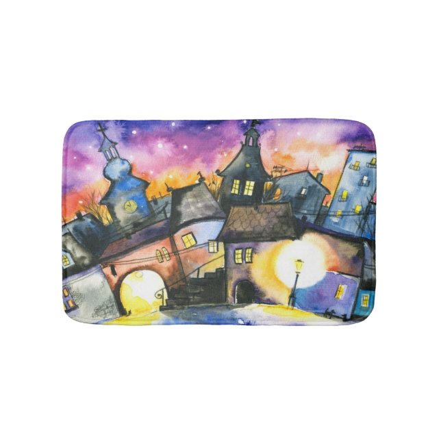 Town Bathroom Mat (Front)