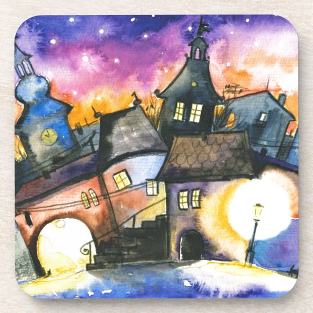 Town Drink Coaster (Front)