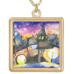 Town Gold Plated Necklace