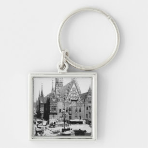 Town Hall, Breslau Poland, c.1910 Keychain