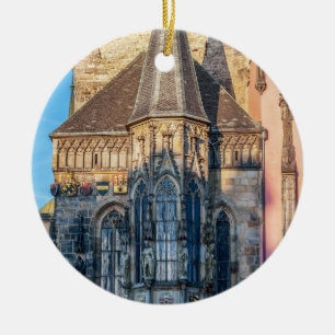 Town hall chapel in the Old Town Square - Prague Ceramic Ornament