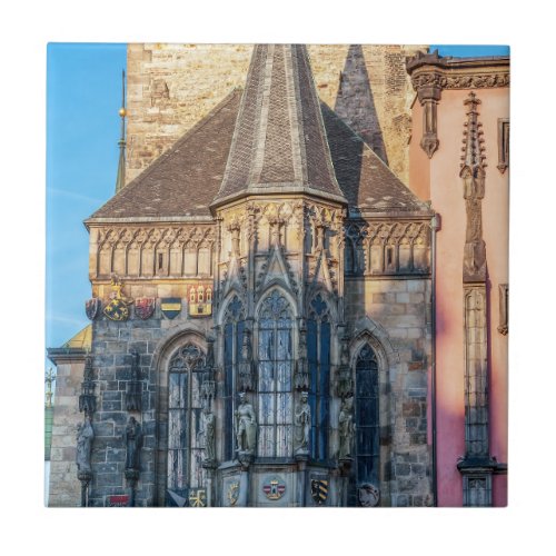 Town hall chapel in the Old Town Square _ Prague Ceramic Tile