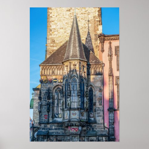 Town hall chapel in the Old Town Square _ Prague Poster