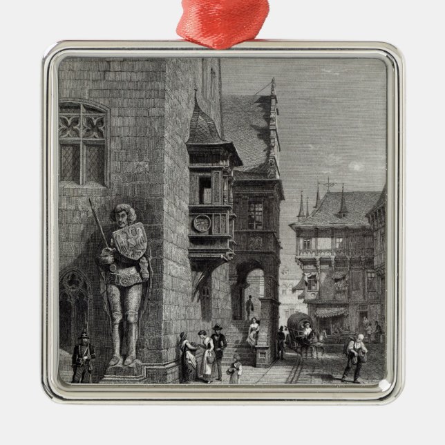 Town Hall, Halberstadt Metal Ornament (Front)