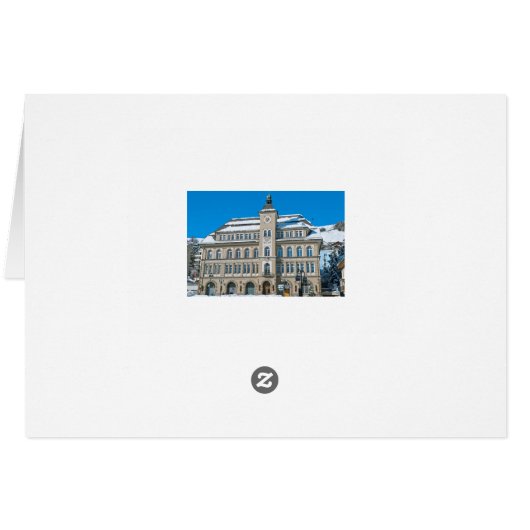 Town Hall in St Moritz, Switzerland (Back Horizontal)
