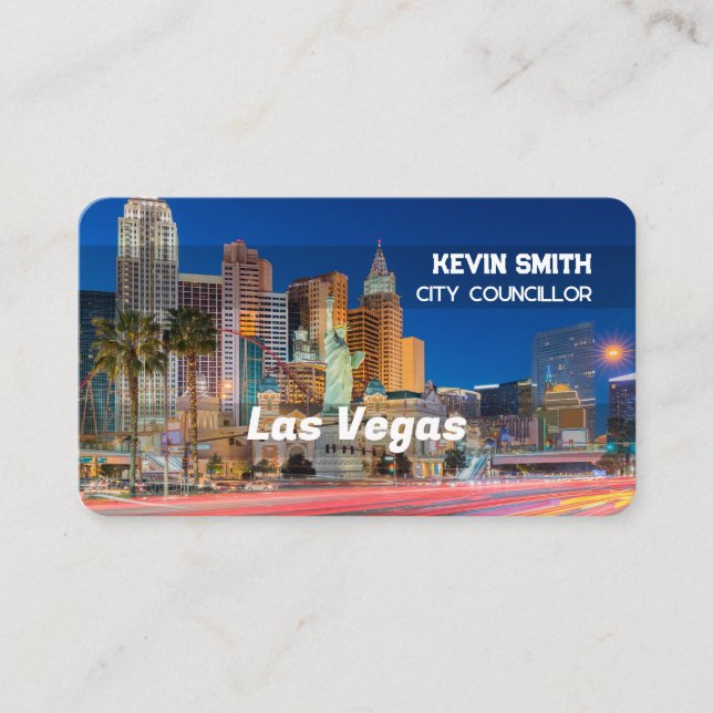 Town Mayor Business Card (Front)