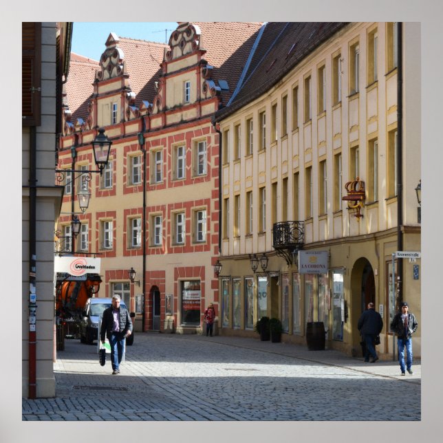 Town of Ansbach Germany Poster (Front)
