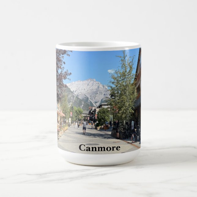 Town of Canmore in Alberta Canada Coffee Mug (Center)