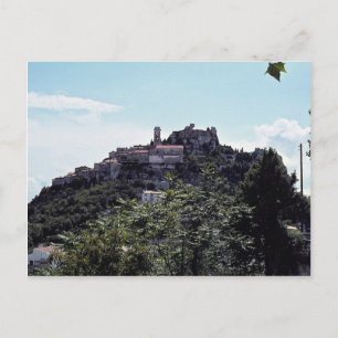 Town of Eze, French Riviera Postcard