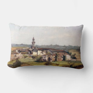 Town of Lugo/Village in Lugo Lumbar Pillow