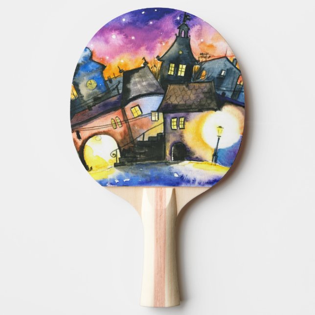 Town Ping-Pong Paddle (Front)