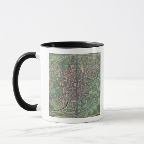 Town Plan of Brussels from Civitates Orbis Terra Mug