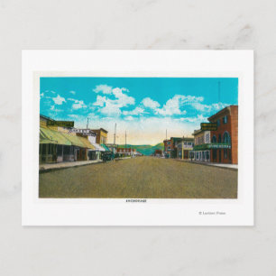 Town View of Anchorage, AlaskaAnchorage, AK Postcard