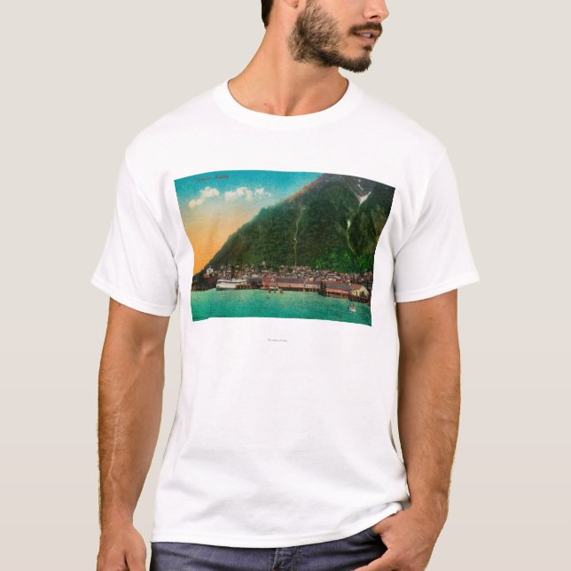 Town View of Juneau, AlaskaJuneau, AK 2 T-Shirt (Front)