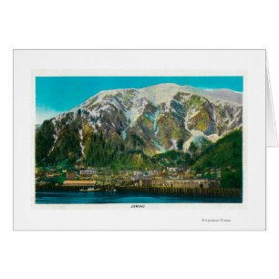 Town View of Juneau, AlaskaJuneau, AK Cards