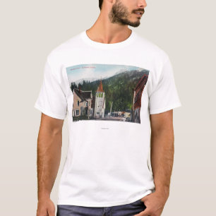 Town View of Mission StreetKetchikan, AK T-Shirt