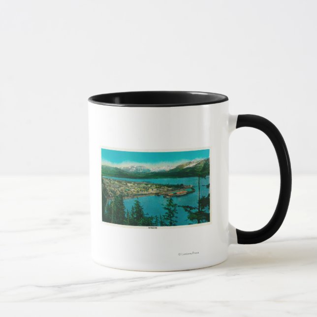Town View of Seward, AlaskaSeward, AK Mug (Right)