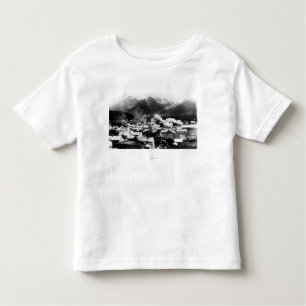 Town View of Sitka, Alaska with Pyramid Toddler T-shirt