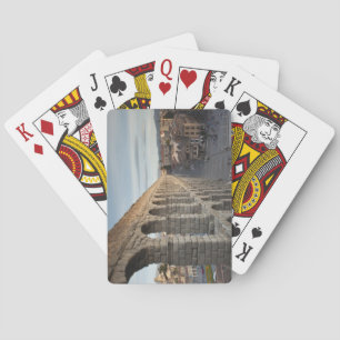 Town view over Plaza Azoguejo & El Acueducto Poker Cards
